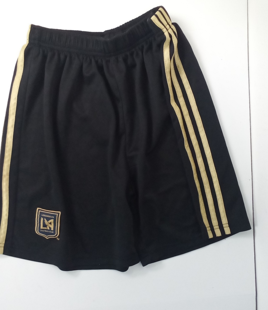 LA Football Club Black and Gold Shorts Men's XS Boys L